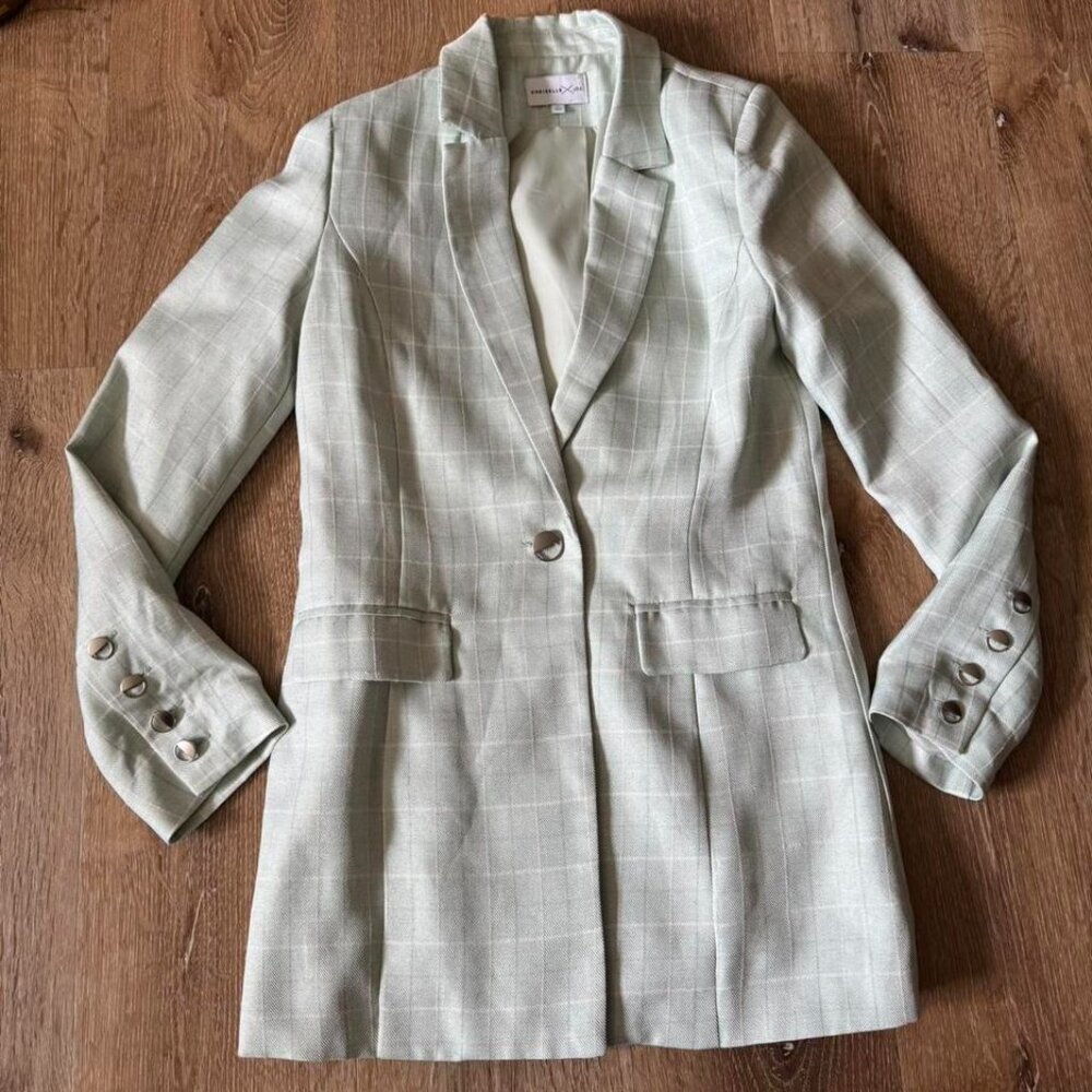 Chriselle‎ x JOA Green Women Blazer Size XS